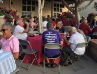 residents seated at round tables for the Dobson Ranch  2019 Annual Meeting of the Members event