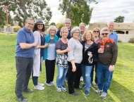 large group of guests  at Dobson Ranch 2020 Sunday in the Park event