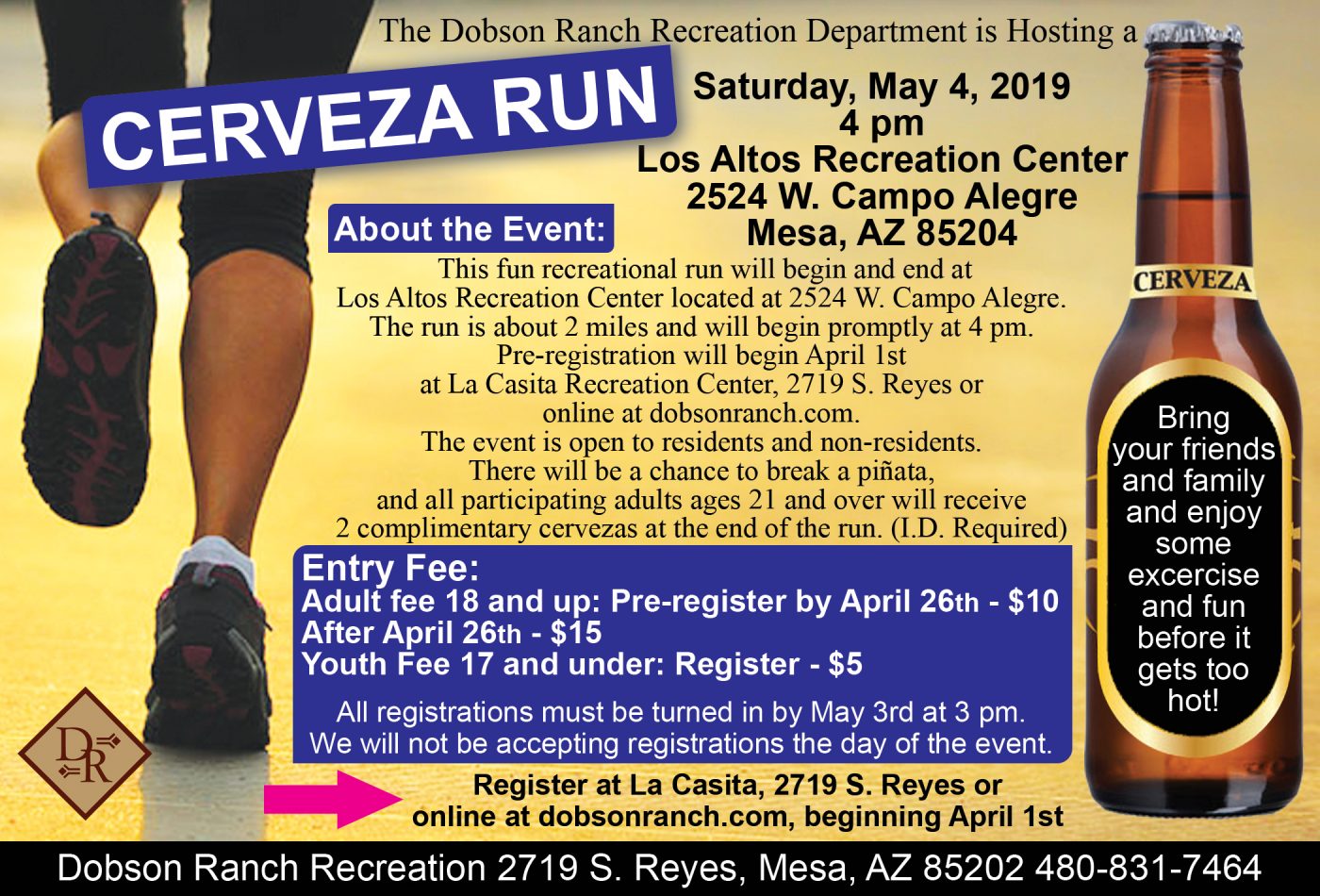Cerveza Run @ Los Altos Recreation Center