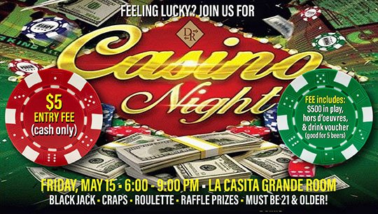 Casino Night @ La Casita Grande Room