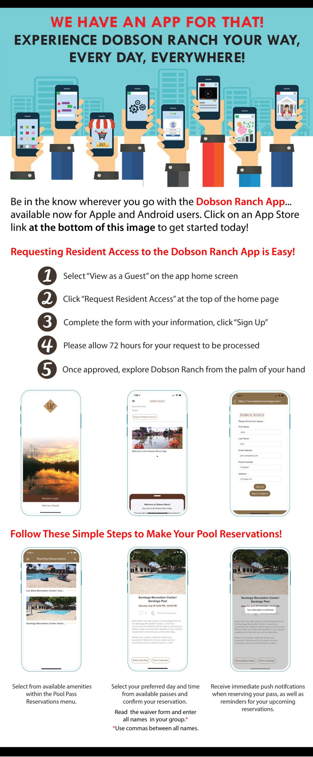 Dobson Ranch App Launch – August 10, 2020