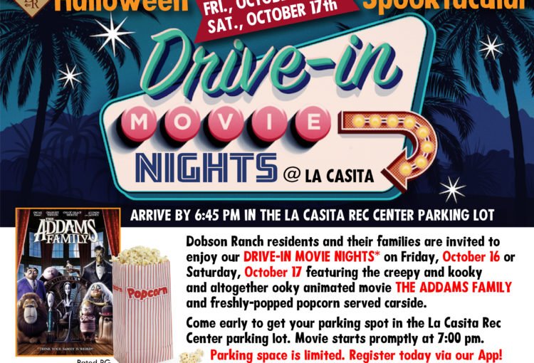 Halloween Drive-In Movie Night @ La Casita Parking Lot
