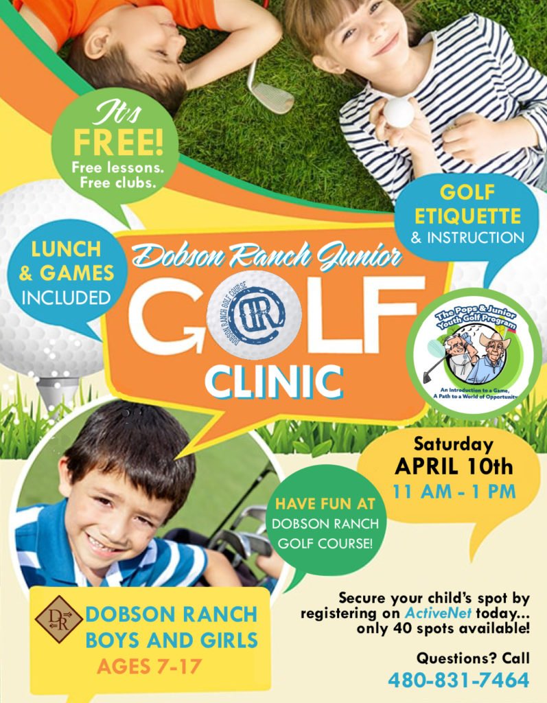 Junior Golf Clinic @ Dobson Ranch Golf Course