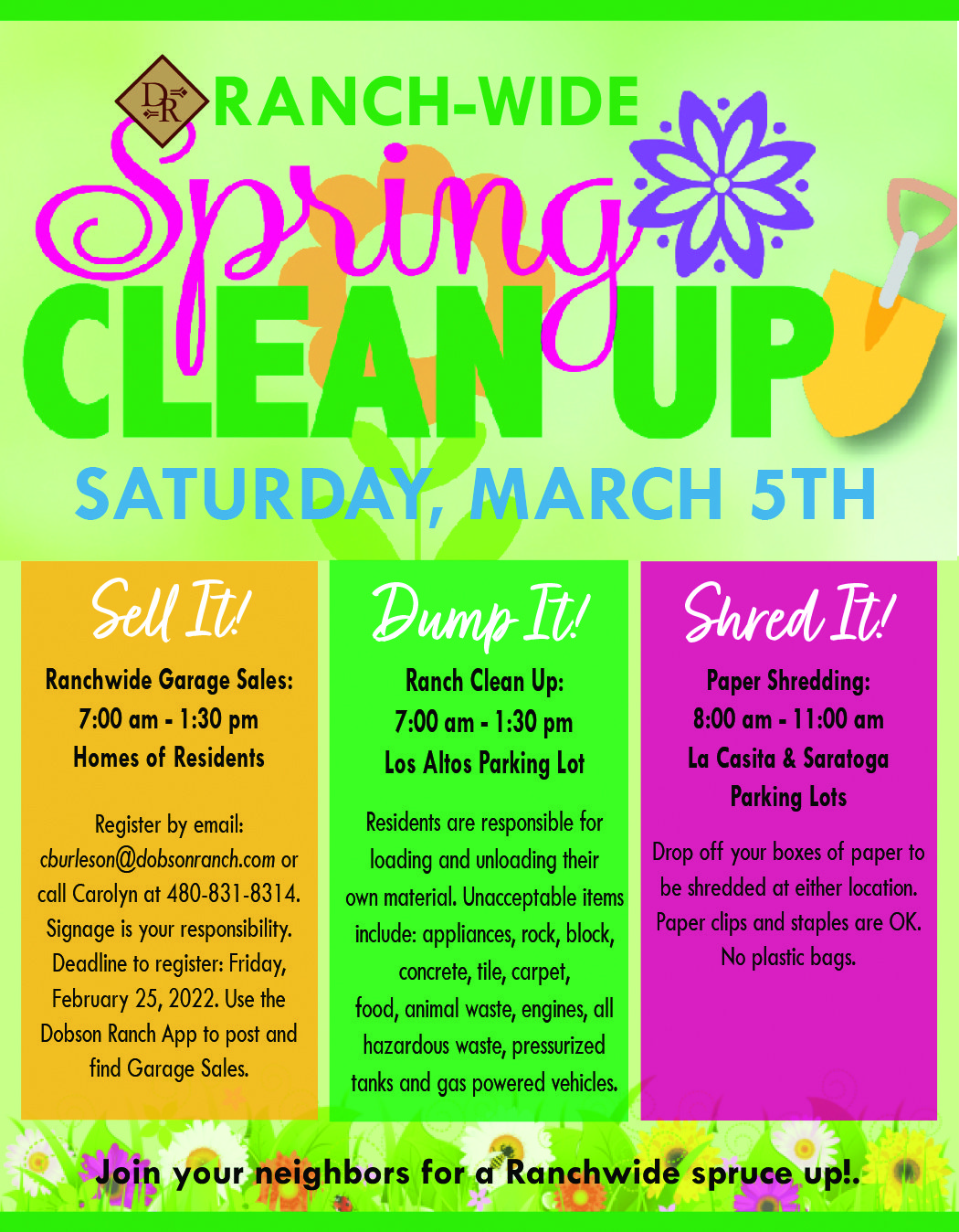 Spring Clean Up @ Dobson Ranch